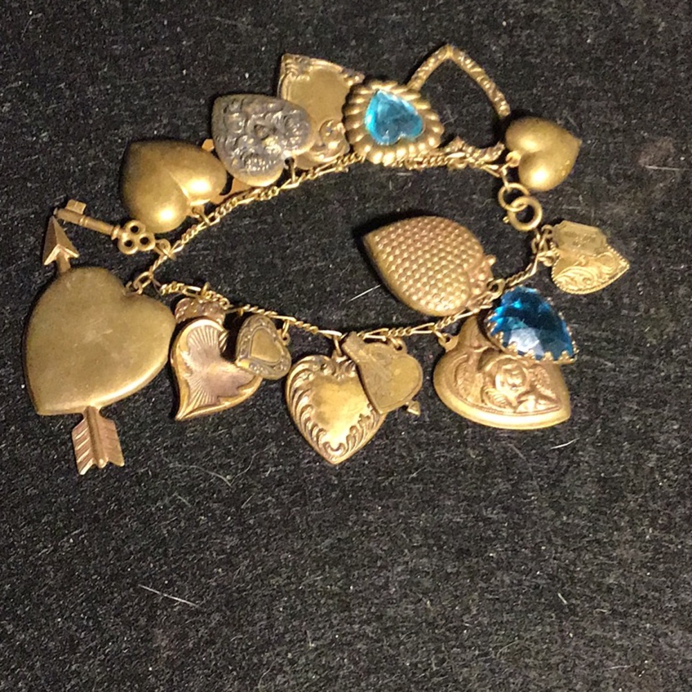 Victorian/Repousse Piddly Links Bracelet
